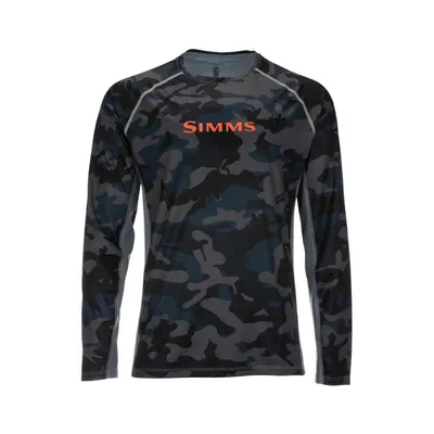Футболка Simms SolarVent  UPF 50+ Woodland Camo Storm