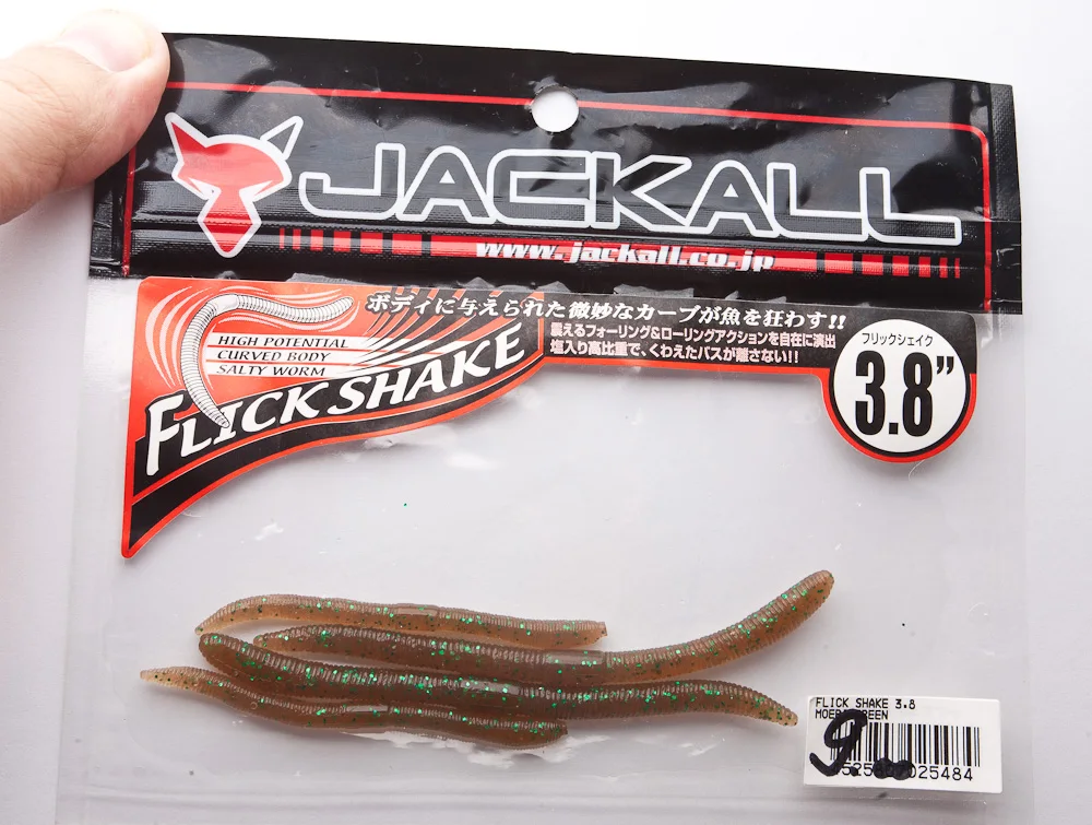 Jackall Flick Shake 2.5″, 2.8″ і 3.8″: спортивна тактика для окуня